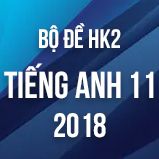 Bộ đề thi HK2 môn Tiếng Anh lớp 11 năm 2018