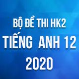 Bộ đề thi HK2 môn tiếng Anh lớp 12 năm 2020