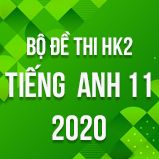 Bộ đề thi HK2 môn tiếng Anh lớp 11 năm 2020