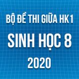 Bộ đề thi giữa HK1 môn Sinh lớp 8 năm 2020
