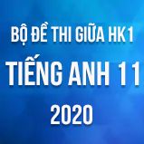 Bộ đề thi giữa HK1 môn Tiếng Anh lớp 11 năm 2020