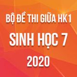 Bộ đề thi giữa HK1 môn Sinh học lớp 7 năm 2020