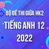 Bộ đề thi giữa HK2 môn Tiếng Anh lớp 12 năm 2021-2022