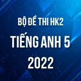 Bộ đề thi HK2 môn Tiếng Anh 5 năm 2021-2022