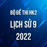 Bộ đề thi HK2 môn Lịch Sử lớp 9 năm 2021-2022