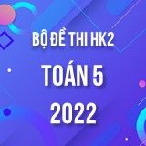 Bộ đề thi HK2 môn Toán lớp 5 năm 2021-2022