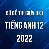 Bộ đề thi giữa HK1 môn Tiếng Anh 12 năm 2022-2023