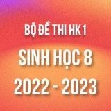 Bộ đề thi HK1 môn Sinh học 8 năm 2022-2023