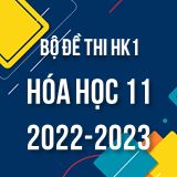 Bộ đề thi HK1 môn Hóa học 11 năm 2022-2023