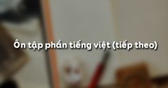 Ôn tập phần tiếng Việt (tiếp theo)