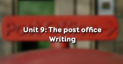 Unit 9: The post office - Writing
