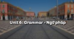 Unit 6: Grammar - Ngữ pháp