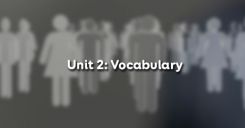 Unit 2: Vocabulary - Từ vựng