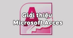 Bài 3: Giới thiệu Microsoft Access