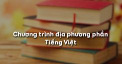 Chương trình địa phương phần Tiếng Việt