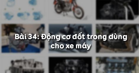 Công nghệ 11 Bài 34: Động cơ đốt trong dùng cho xe máy