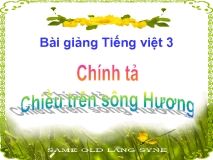 Chính tả Nghe - viết Chiều trên sông Hương và Phân biệt oc/ooc, tr/ch, at/ac