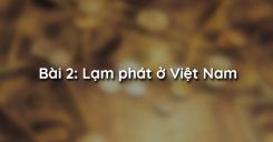 Bài 2: Lạm phát ở Việt Nam