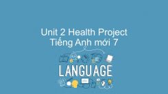 Unit 2: Health - Project