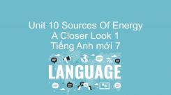 Unit 10: Sources Of Energy - A Closer Look 1