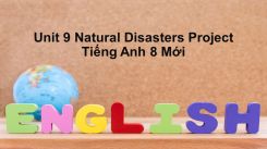 Unit 9: Natural Disasters - Project