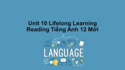 Unit 10: Lifelong Learning - Reading