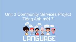 Unit 3: Community Services - Project