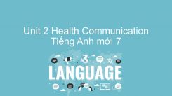 Unit 2: Health - Communication