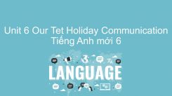 Unit 6: Our Tet Holiday - Communication