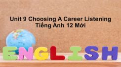 Unit 9: Choosing A Career - Listening