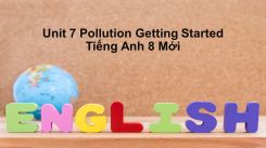 Unit 7: Pollution - Getting Started