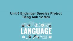 Unit 6: Endanger Species - Project