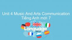 Unit 4: Music And Arts - Communication