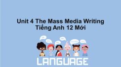 Unit 4: The Mass Media - Writing