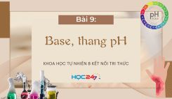 Bài 9: Base, thang pH
