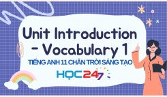 Unit Introduction - Vocabulary 1