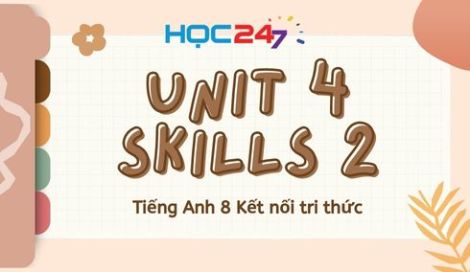 Trắc Nghiệm Tiếng Anh 8 Kết Nối Tri Thức Unit 4 Skills 2