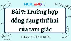 Bài 7: Trường hợp đồng dạng thứ hai của tam giác