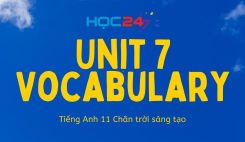 Unit 7 – Vocabulary
