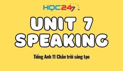 Unit 7 – Speaking