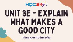 Unit 3E - Explain What Makes a Good City