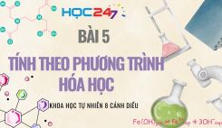 Bài 5: Tính theo phương trình hóa học