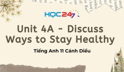 Unit 4A - Discuss Ways to Stay Healthy