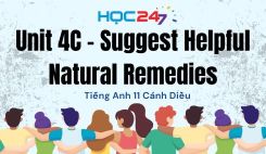 Unit 4C - Suggest Helpful Natural Remedies