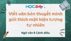 Viết văn bản thuyết minh giải thích một hiện tượng tự nhiên