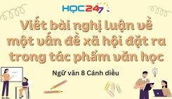 Viết bài NL về một vấn đề xã hội đặt ra trong tác phẩm văn học