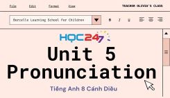 Unit 5 – Pronunciation