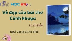 Vẻ đẹp của bài thơ Cảnh khuya