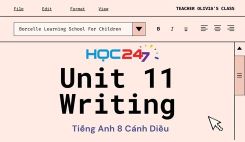 Unit 11 – Writing