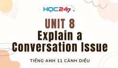 Unit 8 – Explain a Conversation Issue